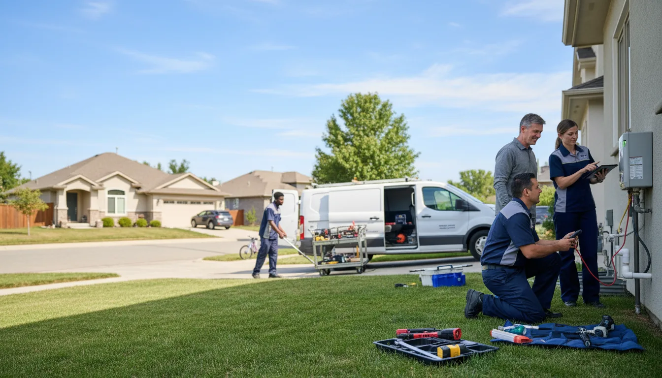 Tankless water heater service in Rochester, PA